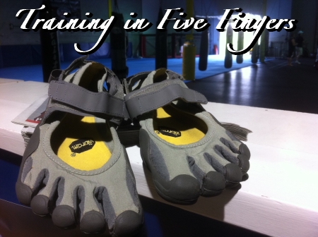 How do I know if I can train in a five finger shoe?